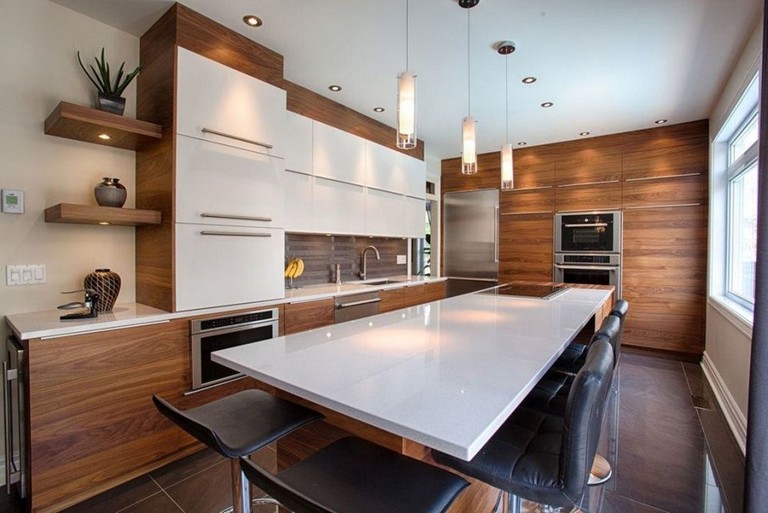 35 Amazing Modern Contemporary Kitchen Ideas,What Is Corian Countertops Made Of